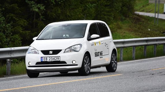Hvit Seat Mii Eletric