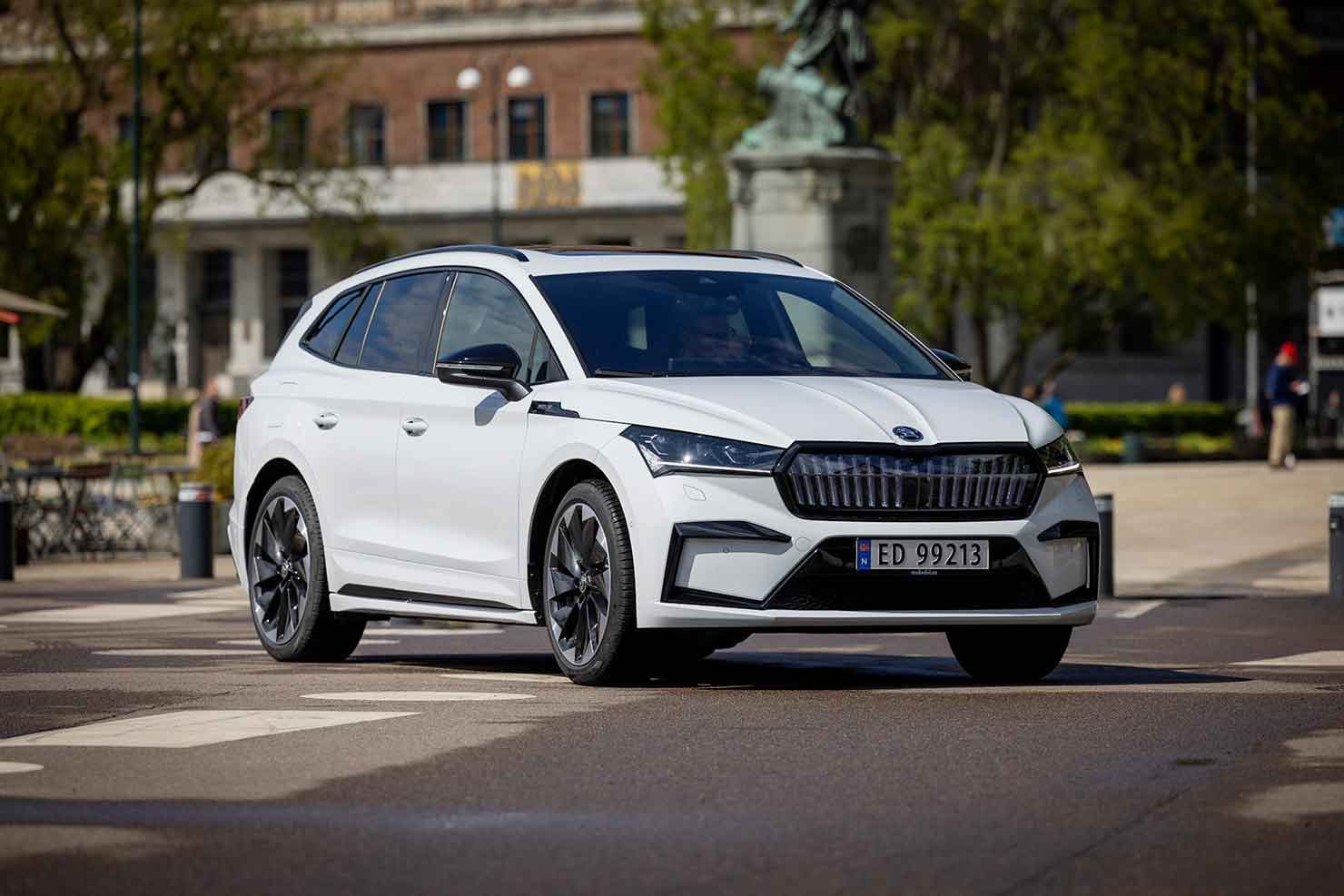 Skoda Enyaq iV80X ved El Prix sommer 2022