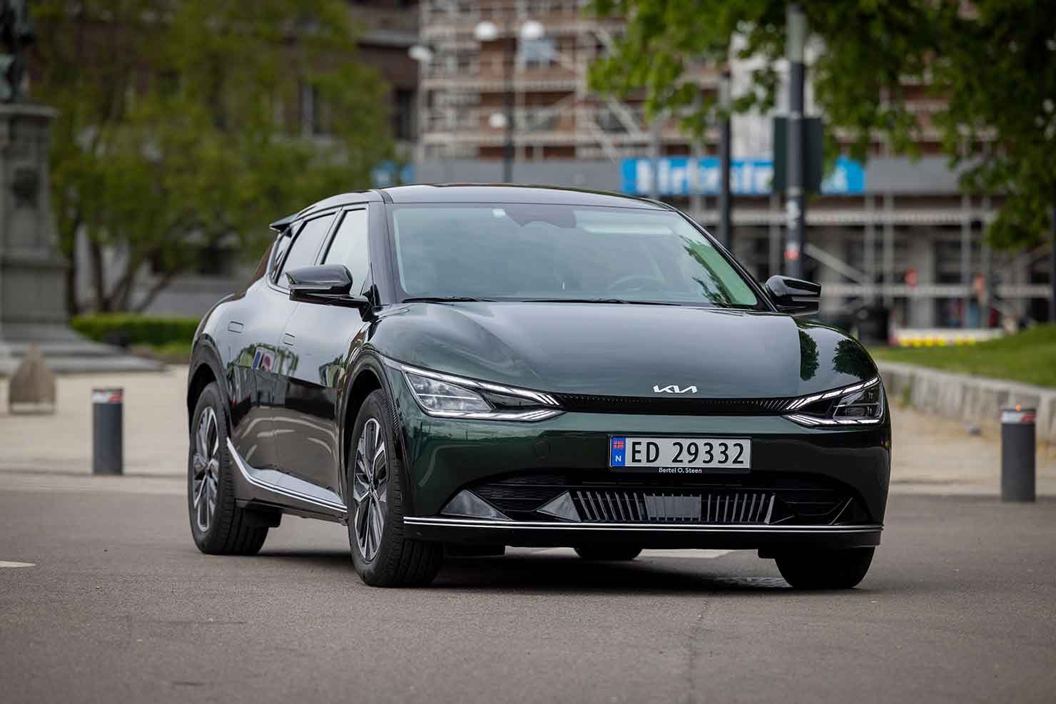 KIA EV6 RWD på veien