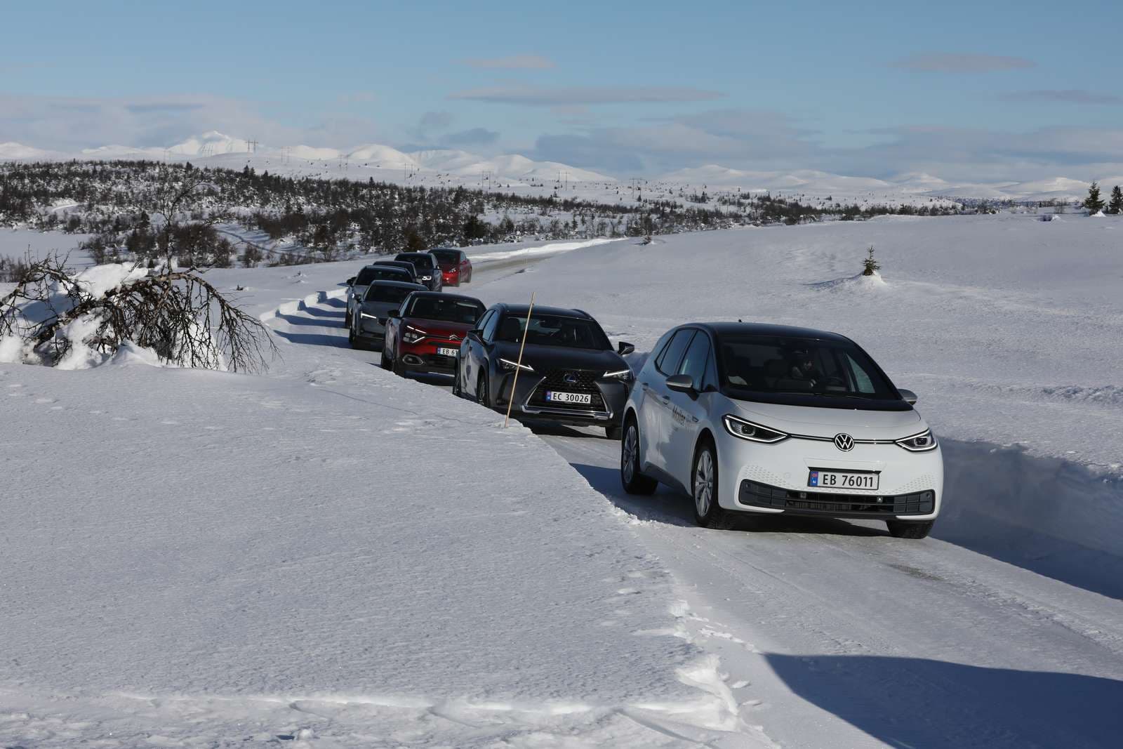 VW ID.3 1st Plus under vintertesten 2021