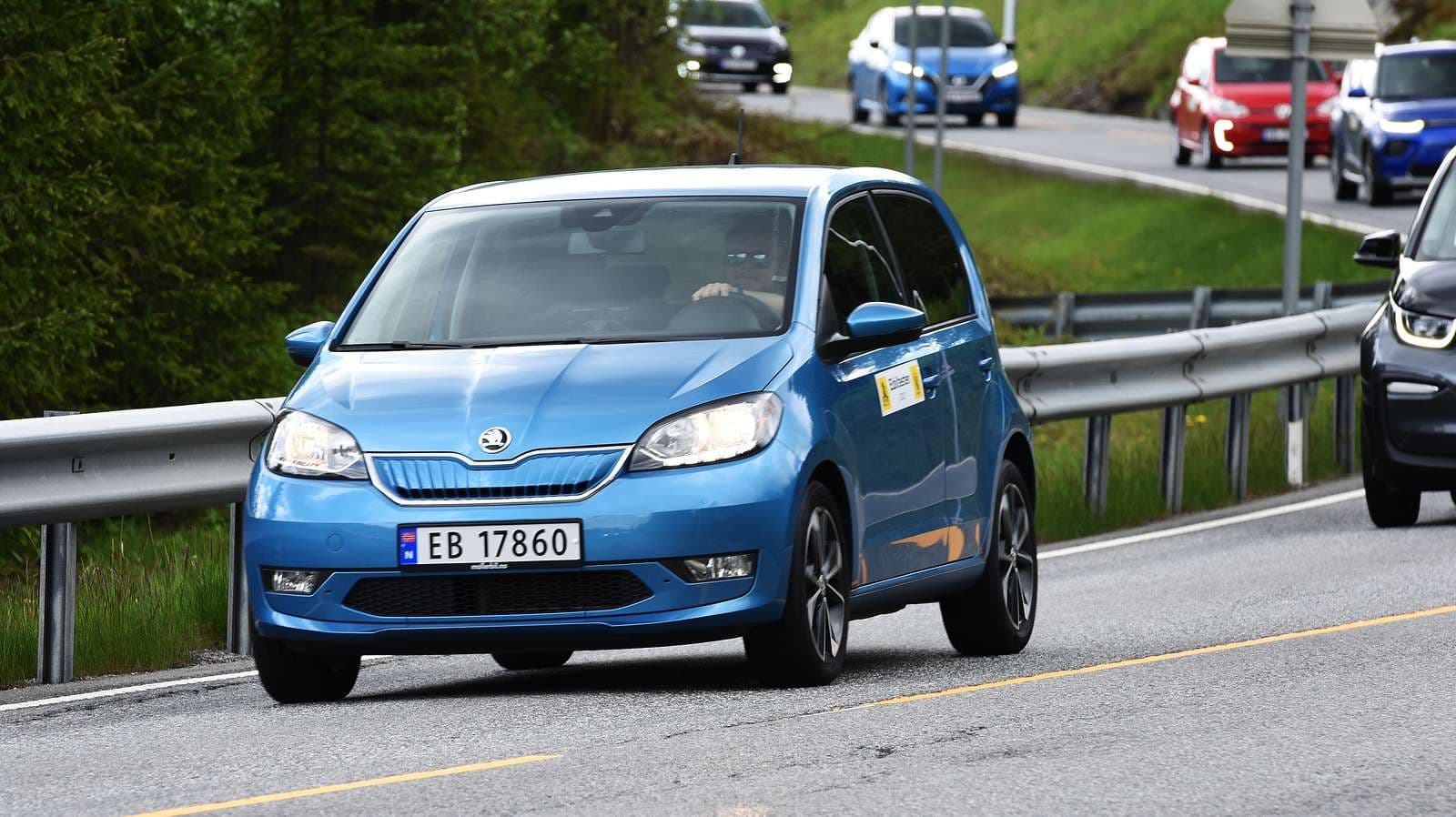 Skoda Citigoe iV på veien